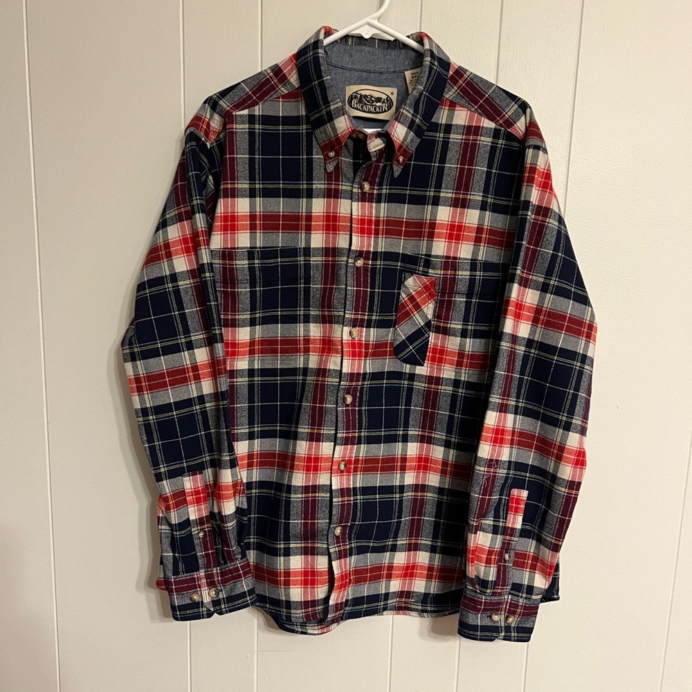 Backpacker long sleeve‎ flannel size XXL